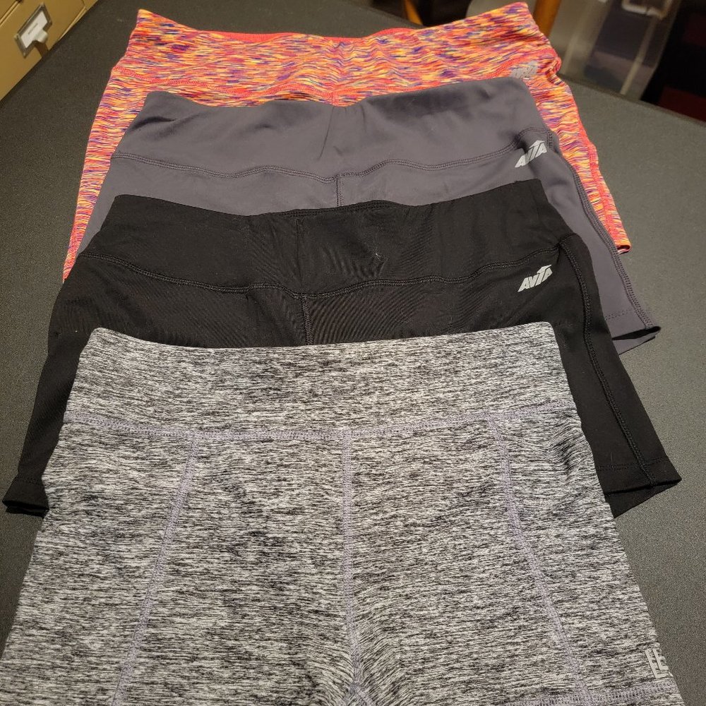 Bundle of 4 Athletic Spandex Shorts